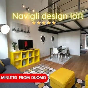 Navigli Design Loft - 7 Stops From Duomo, Ac, Netflix Milano